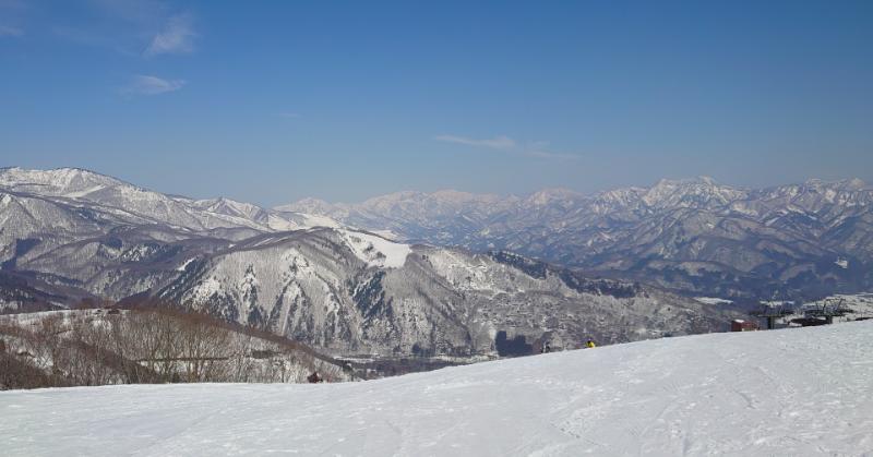 白馬村のスキーと絶景